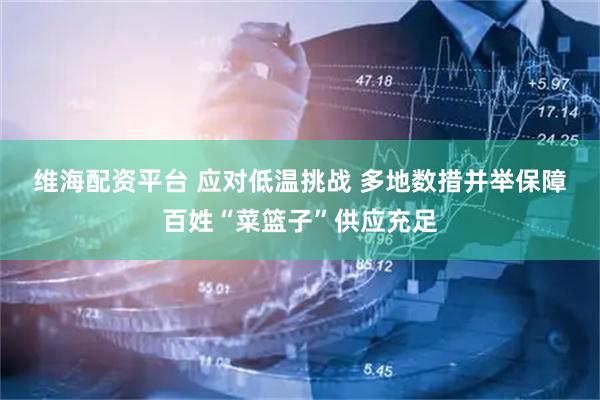 维海配资平台 应对低温挑战 多地数措并举保障百姓“菜篮子”供应充足